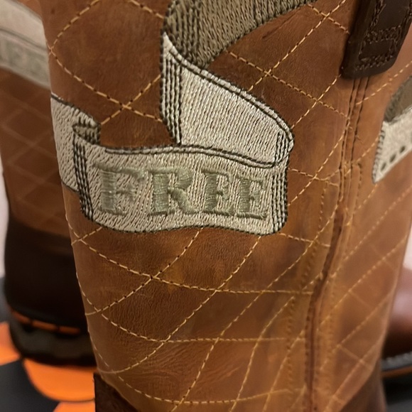 Timberland Pro AG Boss Independence Pull On Boots Live Free Or Die WIDE Mens 8 main image 8